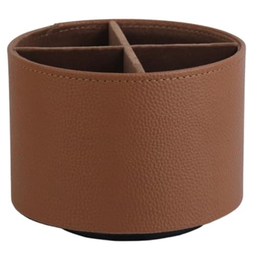 Hipzeepo Caja Giratoria de para Escritorio, Organizador de Brochas de Maquillaje, Portalápices, Decoración para el Hogar