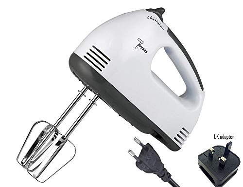 Vansuky Handgeräte 7 Geschwindigkeit elektrischen Schneebesen, Handgeräte Hand Mixer Küchenmaschine, Egg Beater Rührer Cover