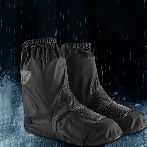 Cubiertas impermeables antideslizantes para zapatos, gruesas, para motocicleta y ciclismo, ajuste perfecto con banda elástica miniatura 7