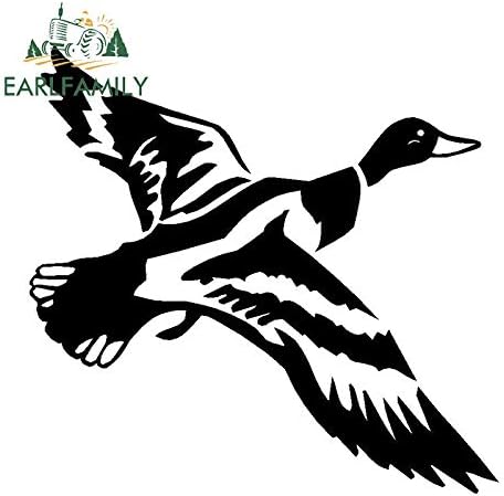 Jyip 15 Cm X 13 9 Cm Fliegende Ente Gans Bardian Vinyl Auto Aufkleber Aufkleber Wasserdichte Fenster Stossstange Zubehor Schwarz Silber Gelb Amazon De Auto Motorrad