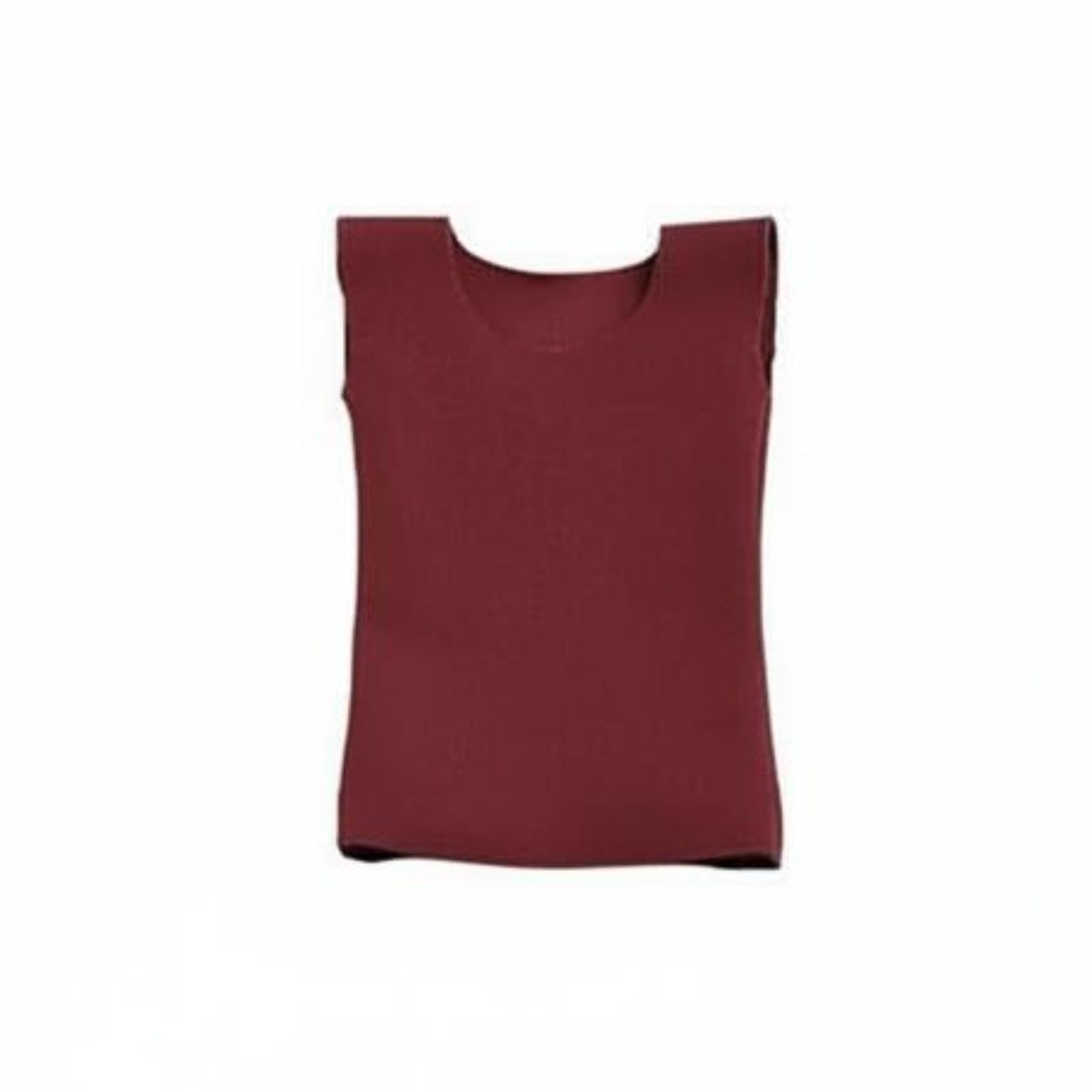 BJD Doll Vest Broad Straps Wide-Shoulder Vest Close-Fitting Sleeveless Top Dark Red-image-15