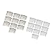 Produktbild IPOTCH 20 Stücke DIY Blank Metall Einsteckkamm Haarkamm Steckkamm Hochzeit Schleier DIY Metall Haarclip