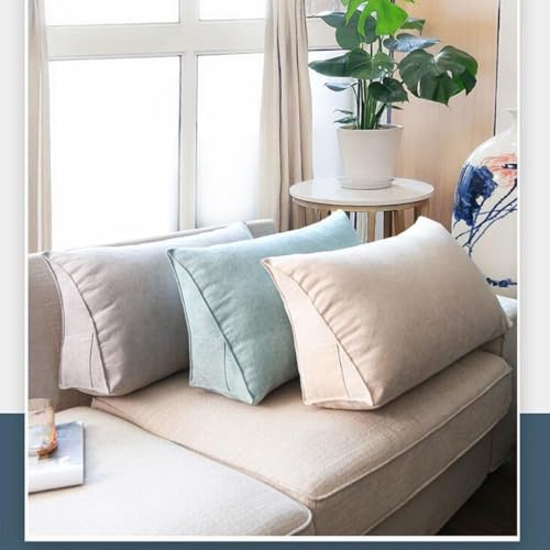 Almohada triangular de algodón 70 cm x 35 cm ajustable miniatura 2