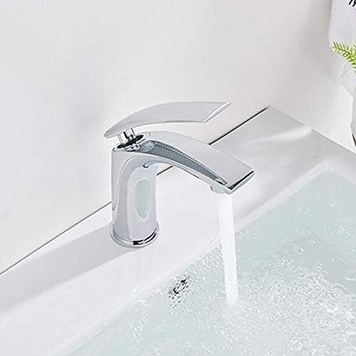 Robinet de lavabo mitigeur haut de gamme avec bec cascade design