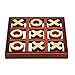 HJUI Gioco di Noughts And Crosses, Mini Gioco da Tavolo Portatile da Viaggio, Bella Decorazione per La Casa, Set di Giochi da Tavolo per Famiglie per Bambini E Adulti, 12.8✕12.8✕1.5CM
