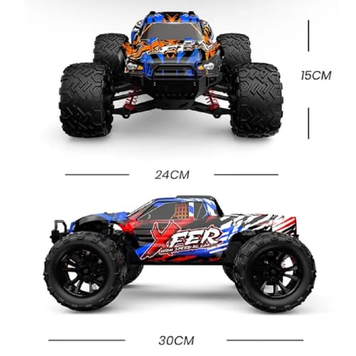 Image of Generic 1 /16 Scale Electric RC Car 9501E 2.4GHz 4WD High Speed Remote Control Toy Racing Car for Boys,Multicolour