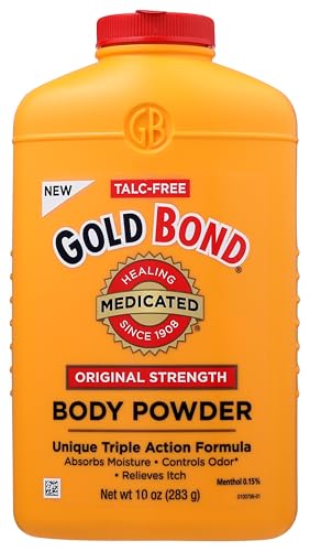 Gold Bond Medicated Original Strength Body Powder, 10 oz., Talc-Free,