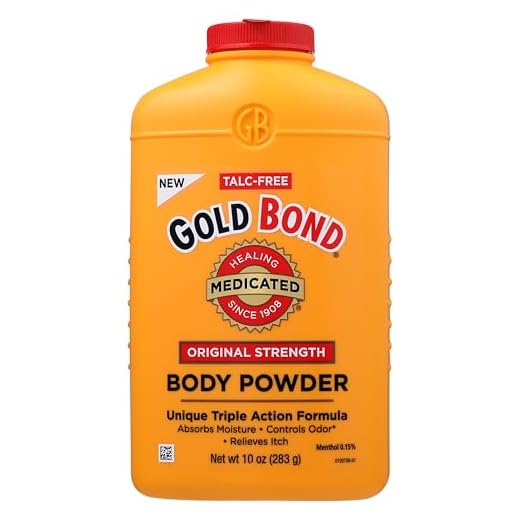 Gold Bond Medicated Original Strength Body Powder, 10 oz., Talc-Free, Anti-Itch, Absorbs & Cools
