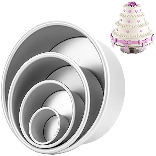 Senbos Round Cake Pans Set 4 Pcs (4