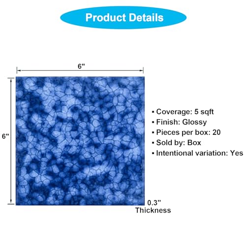 Lsdeco ODYSSEY 636 20 Pcs Porcelain Swimming Pool Waterline Tile thumb #1