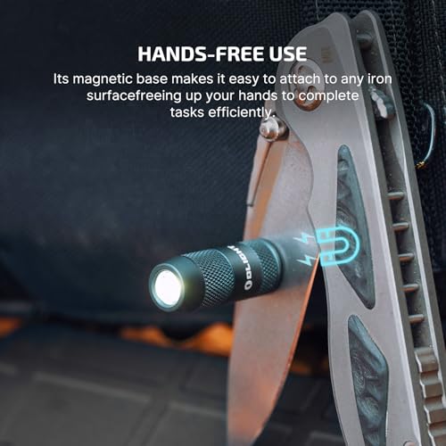 Image of OLIGHT IMINI 2 EDC Rechargeable Keychain Flashlight, 50 Lumens Compact and Portable Mini LED Keyring Lights with Built-in Battery Ideal for Everyday Carry and Emergencies (Dream Blue)