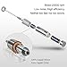Milk Frother Handheld, Battery Operated Travel Coffee Frother Milk Foamer Drink Mixer with 2 Stainless Steel Whisks for Hot Chocolate, Batteries Included, Silver