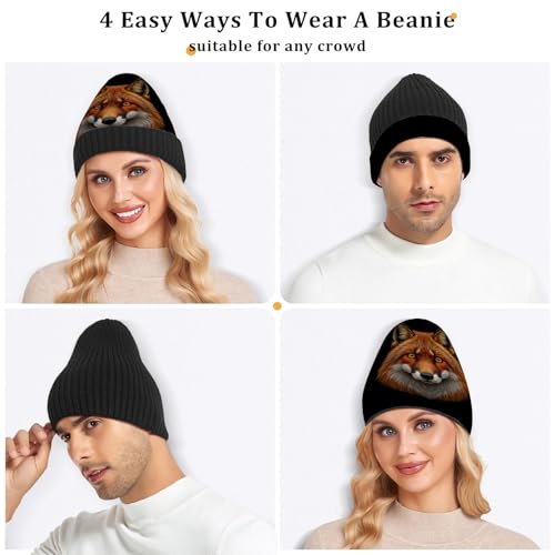 Bonnet tricoté réversible multicolore ALAZA taille Medium Large