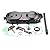 GOOFIT Transmission Cover Assembly with Start Gear Shaft Belt for GY6 49cc 50cc Scooter Moped Short Case Version