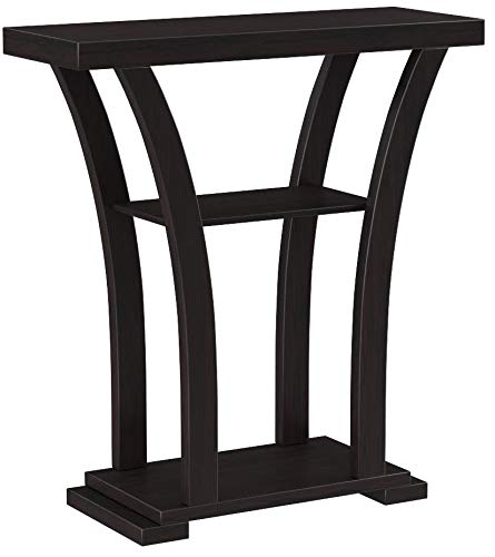 Crown Mark Draper Console Table, Espresso - Thumbnail 6