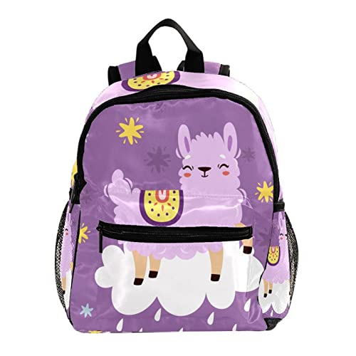 Sac à dos lama violet, le tendre compagnon des douces journées