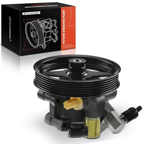 A-Premium Power Steering Pump, with Pulley, Compatible with Ford & Lincoln & Mercury - 1991-2003 - Expedition, Crown Victoria, Grand Marquis, Navigator, Blackwood, Town Car, Replace # 7120160P