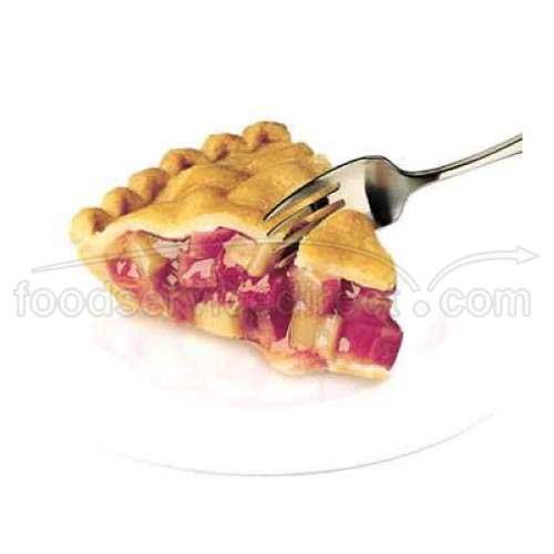 Sara Lee Chef Pierre Unbaked Rhubarb High Pie, 10 inch -- 6 per case.