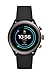 Fossil Men's Sport Heart Rate Metal and Silicone Touchscreen Smartwatch, Color: Grey, Black (FTW4019)