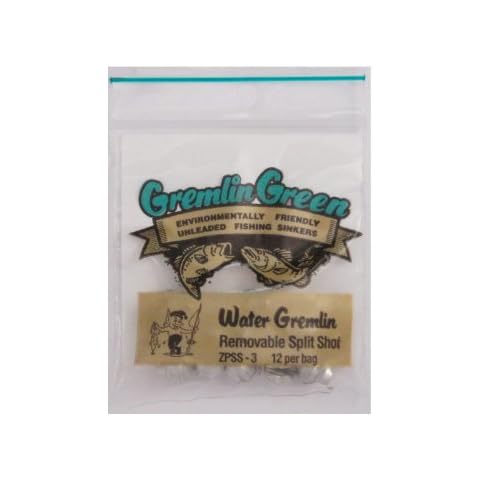 Water Gremlin Company ZPSS-4 ZPSS-4 Gremlin Green Removable Split-Shot 16Pk, Multi Cover