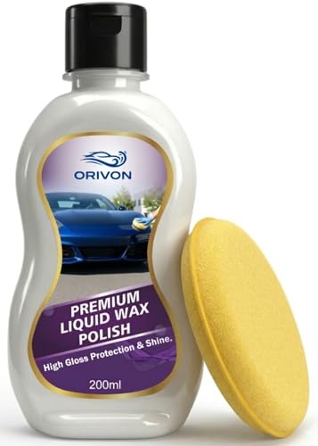 Image of Premium Liquid Car Wax, Restores Car Paint Gloss and Lustre, Water Repellent, UV Protection for car and Bike -200 ML