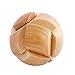 MINGZE 3D Puzzle en Bois, Casse-tête Jigsaw Lock Jouet éducatif Cadeau pour Enfants, IQ Puzzle Esprit Test Casse-tête en Bois Jouet Jeu educatif Enfant Adulte (Football)