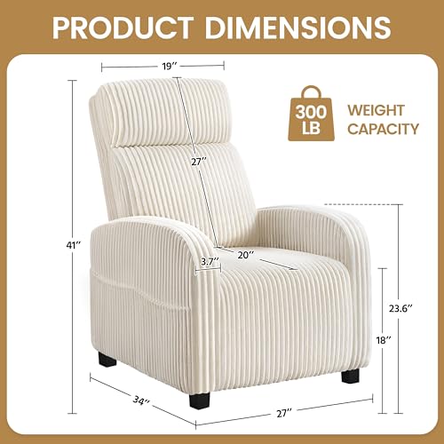 Corduroy Single Sofa Chair – Cozy and Functional - Image 4