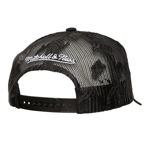 Mitchell & Ness NBA Monogram Trucker Cap HWC San Antonio Spurs, Negro , Talla única