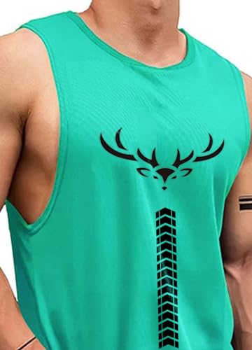 Image of AUSK Vest for Men || Gym Sports Men Tshirt || Summer wear Regular Fit T-Shirt for Men