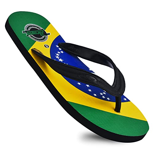 Paragon Mens Flip Flops Combo | Comfort Durable Waterproof | Printed Patterns | Cushioned Sole | Stylish & Long-Lasting | Pack of 2 Flip Flop Slippers