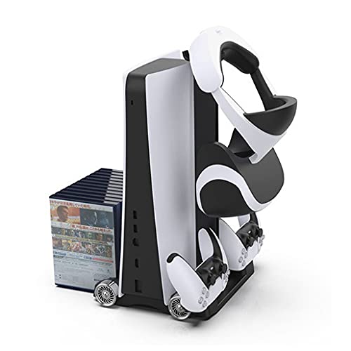 TwiHill A Base De Resfriamento Do Lutador é Adequada Para PS5, Radiador Com Rack De Armazenamento De