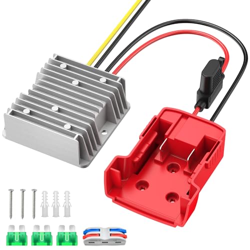 Kzreect 18V to 12V StepDown Converter Compatible with Milwaukee 18V Battery
