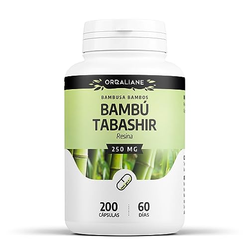 Bambú Tabashir - 250 mg - 200 cápsulas