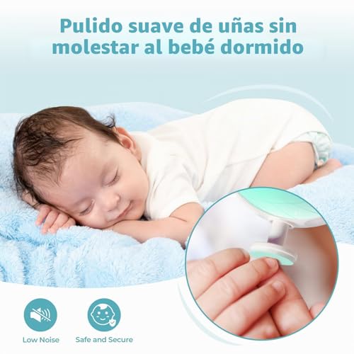 Miniatura 4 de Blendura Lima Uñas Bebe, Lima Electrica Uñas Bebe 6 En 1 Para Niños De Todas Las Edades
