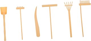 Artibetter Sand Table Rake 6pcs Sand Rake Doll House Accessory Mini Zen Garden Accessories Sand Rock Rake Mini Rake Sand Rake Mini Zen Garden Rake Tools