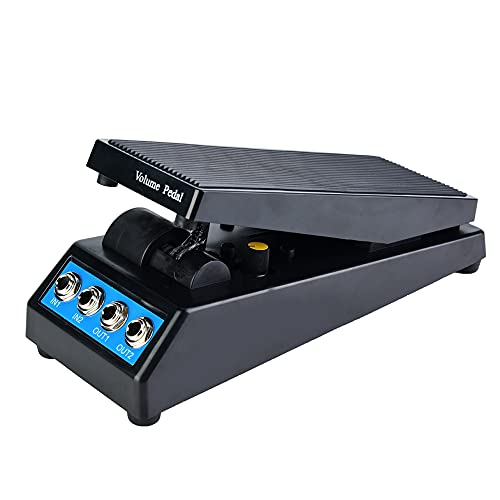 Evonecy DF1511A Guitar Pedal, Guitar Stereo Volume Pedal, Two Channels of Sound Band Accessory for...