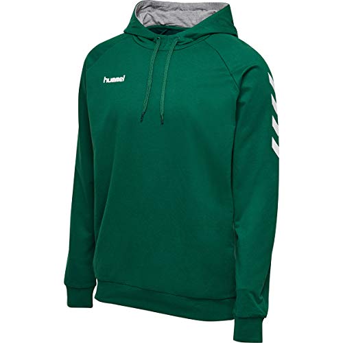 Hummel Herren HMLGO Cotton Hoodie, Evergreen, L