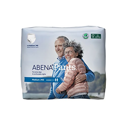 Abena Pants Premium Protective Underwear, Level 0, (Medium To Large Sizes) Medium, 14 Count #TOP1
