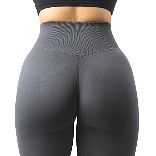 Image of MOOSLOVER Seamless Butt Lifting Workout Leggings for Women High Waist Yoga Pants Compression Contour Tights