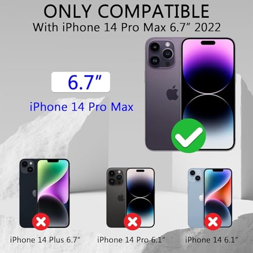 Image of iPhone 14 Pro Max Privacy Screen Protector - Pack of 2, Anti-Spy 9H Tempered Glass, Face ID Compatible, Anti-Fingerprint, Case Friendly, Bubble-Free, 6.7-Inch Display