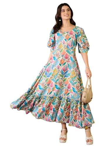 Kurti Anarkali Femme Naixa NX-WD34 Tunique Longue en Rayonne Premium