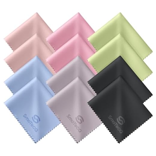 SmoTecQ Assorted Microfiber Cleaning Cloths - 12 Pack