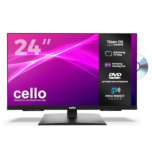 Cello C2426TZF TV/DVD Smart 24" senza cornice con Tizen OS