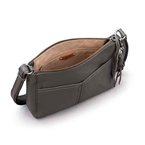 Image of The Sak Alameda Leather Crossbody Purse - Leather Women's Handbag for Everyday & Travel - Cross Body Bag With Zipper