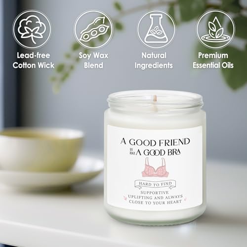 Friendship Gifts for Women, Birthday Gifts for Women Friends-7oz Candles - Image 3