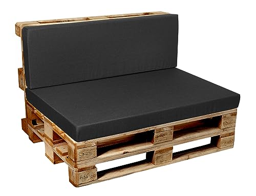Garden Factory Coussins pour Canape Euro, Coussins Palette, Coussins pour Meubles en Palette V2 Set...