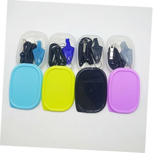 Set de silbatos profesionales para árbitros con cordón miniatura 5