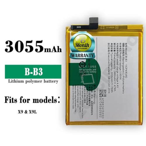 Image of Original B-B3 Battery for Vivo V5 Plus1611 / X9 / X9i / X9 Plus Battery with 6 Month Warranty****(B281)