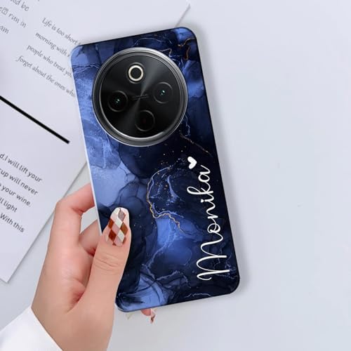 Image of COLORflow Back Cover Compatible with Vivo T4 5G / Y300 Pro 5G / iQOO Z10 5G | Marble Colors Customized Back Cover Compatible with Vivo T4 5G / Y300 Pro 5G / iQOO Z10 5G