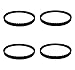 LEFITPA 4 Pack Replacement 2036688 2036804 Upright Vacuum Geared Samll Motor Belt for Bissell 8920 8930 Vacuum Models